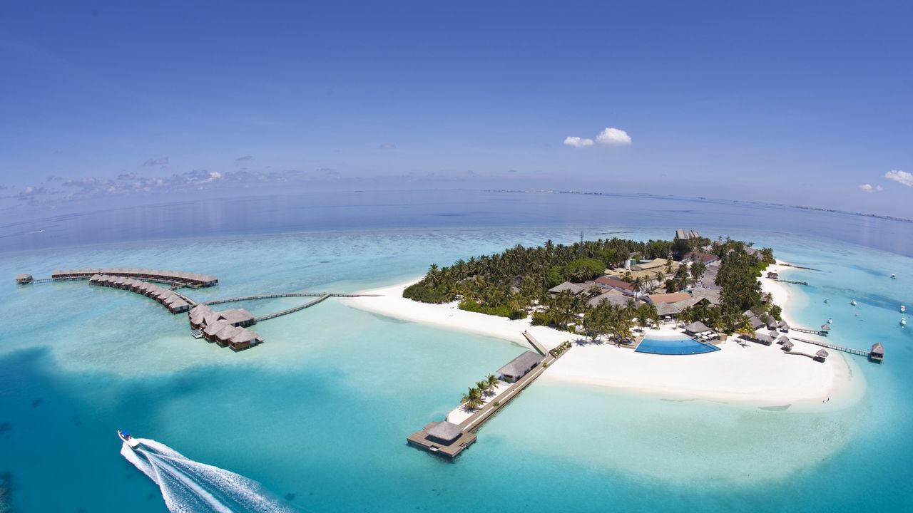 Обои мальдивы, сейшелы, остров, курорт, отдых, высота, суша, голубая вода, релакс, рай
