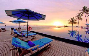 Превью обои мале атолл, veligandu, курорт, мальдивские острова, anantara veli resort
