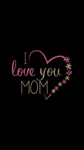 Превью обои мама, любовь, сердце, надпись, цветы