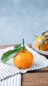Превью обои мандарин, фрукт, цитрус, оранжевый