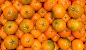 Превью обои мандарины, фрукты, оранжевый, цитрус
