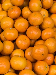 Превью обои мандарины, оранжевые, цитрус