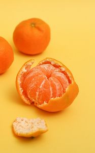 Превью обои мандарины, цитрус, фрукты, оранжевый