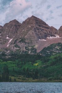 Превью обои maroon bells, united states, горы, озеро