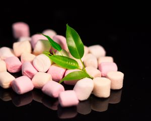 Превью обои маршмеллоу, десерт, еда, розовый