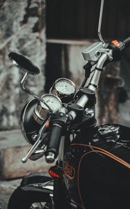 Превью обои mash motorcycle, мотоцикл, байк, руль