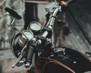 Превью обои mash motorcycle, мотоцикл, байк, руль