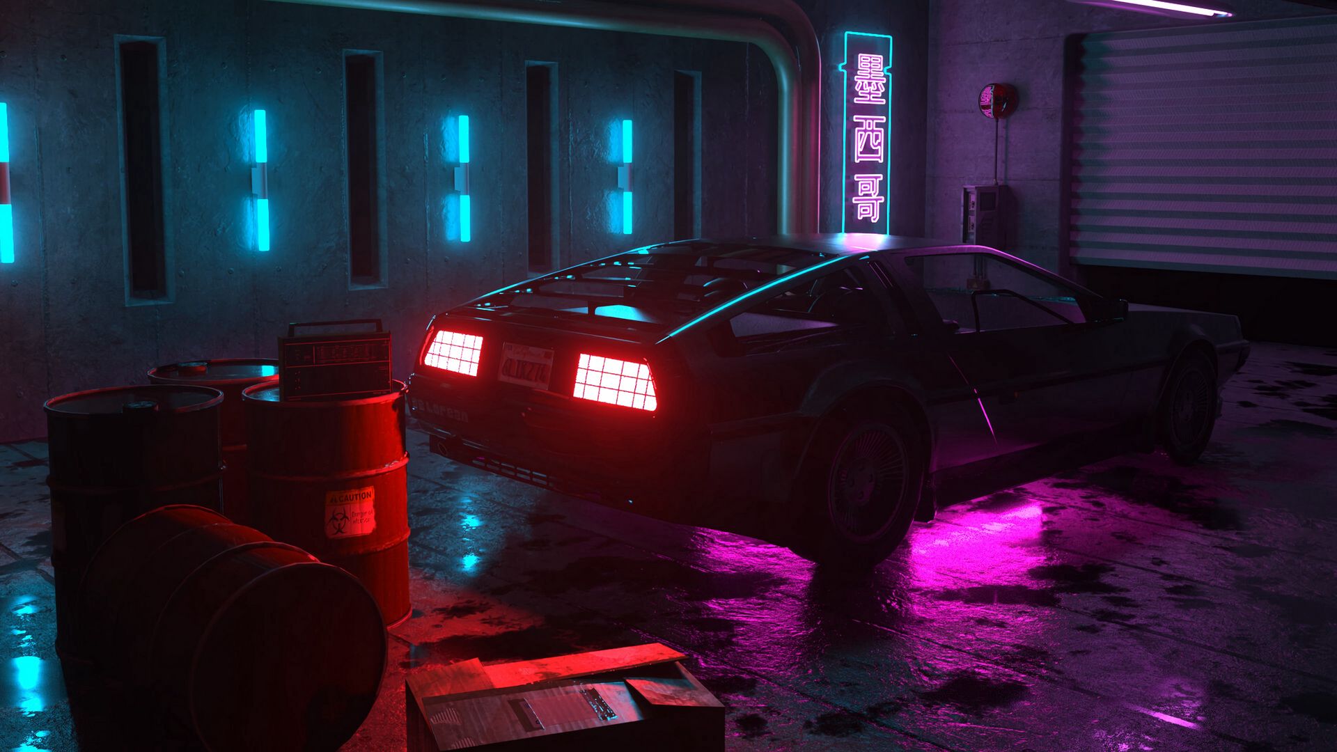 DELOREAN DMC 12 Cyberpunk