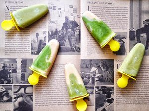 Превью обои matcha, зеленый чай, мороженое, десерт