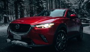 Превью обои mazda, mazda6, автомобиль, красный