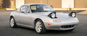 Превью обои mazda mx-5, mazda, автомобиль, серый