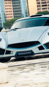 Превью обои mazzanti, evantra, суперкар, стиль, вид спереди