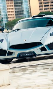 Превью обои mazzanti, evantra, суперкар, стиль, вид спереди