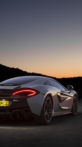 Превью обои mclaren 570gt, спорткар, суперкар, ночь