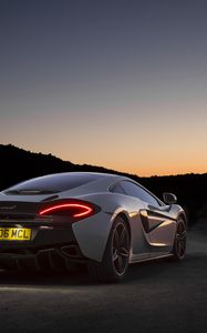 Превью обои mclaren 570gt, спорткар, суперкар, ночь