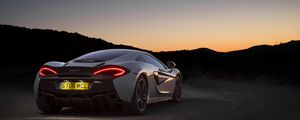 Превью обои mclaren 570gt, спорткар, суперкар, ночь