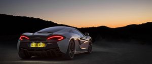 Превью обои mclaren 570gt, спорткар, суперкар, ночь