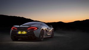 Превью обои mclaren 570gt, спорткар, суперкар, ночь