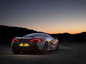 Превью обои mclaren 570gt, спорткар, суперкар, ночь