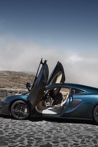 Превью обои mclaren, 570gt, вид сбоку, спорткар