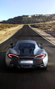 Превью обои mclaren, 570s, вид сзади