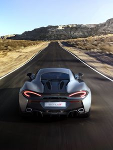 Превью обои mclaren, 570s, вид сзади