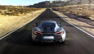 Превью обои mclaren, 570s, вид сзади