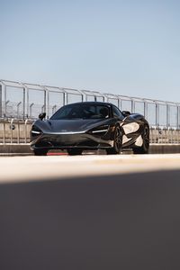 Превью обои mclaren 720 s, mclaren, автомобиль, спорткар, суперкар, серый, спортивный