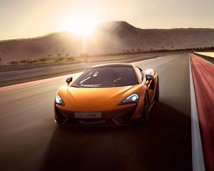 Превью обои mclaren, mclaren 570s, авто, движение