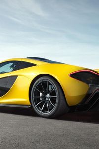 Превью обои mclaren, mclaren p1, авто, желтый, спорт