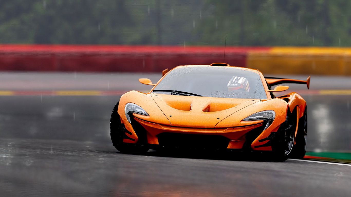 Скачать 1366x768 Mclaren P1 Gtr, Mclaren P1, Mclaren, Спорткар.