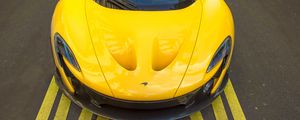 Превью обои mclaren p1, mclaren, автомобиль, суперкар, желтый