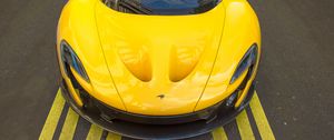 Превью обои mclaren p1, mclaren, автомобиль, суперкар, желтый