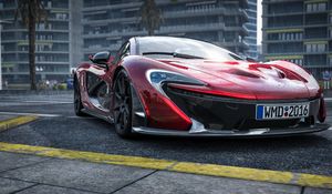 Превью обои mclaren p1, mclaren, спорткар, вид спереди, суперкар