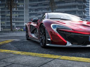 Превью обои mclaren p1, mclaren, спорткар, вид спереди, суперкар