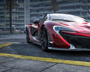 Превью обои mclaren p1, mclaren, спорткар, вид спереди, суперкар