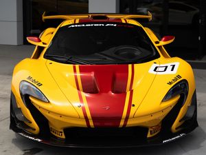 Превью обои mclaren p1, спорткар, автомобиль, вид спереди