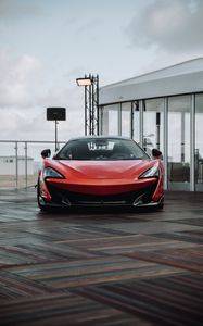 Превью обои mclaren p1, спорткар, машина, красный