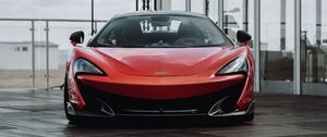 Превью обои mclaren p1, спорткар, машина, красный