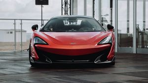 Превью обои mclaren p1, спорткар, машина, красный