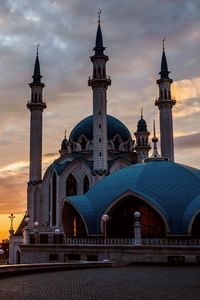 Превью обои мечеть, казань, татарстан, закат