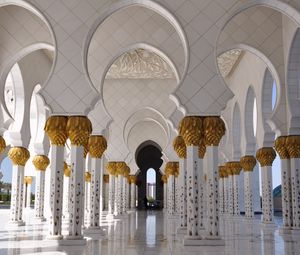 Превью обои мечеть шейха зайда, абу-даби, объединённые арабские эмираты