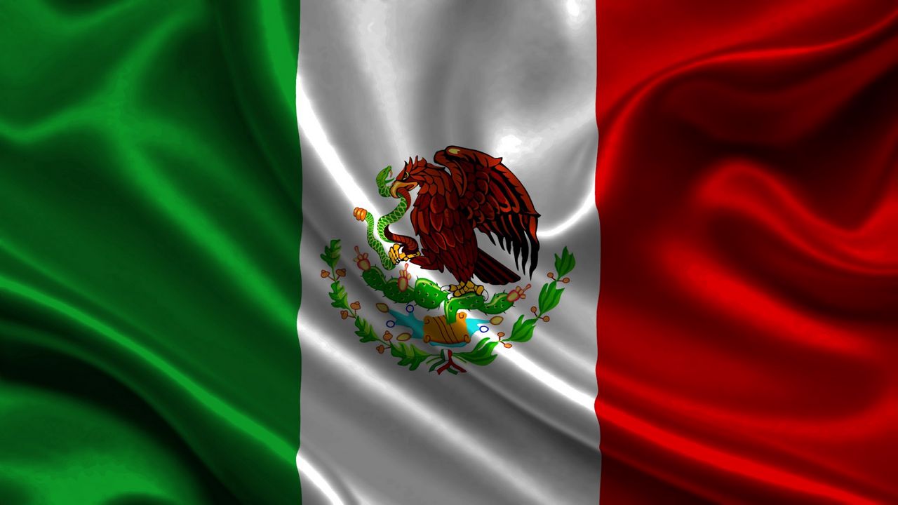 Обои мексика, атлас, флаг, символика, герб