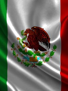 Превью обои мексика, атлас, флаг, символика, герб