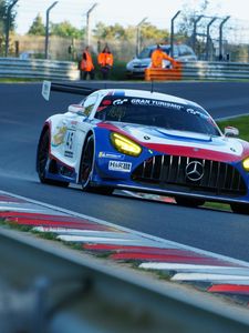 Превью обои mercedes amg gt3 vln j2, mercedes, автомобиль, гонки