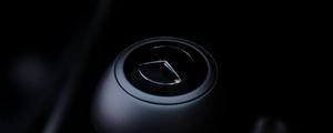 Превью обои mercedes benz, автомобиль, салон, темный