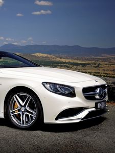 Превью обои mercedes-benz, s 63, amg, coupe, au-spec, c217, 2015