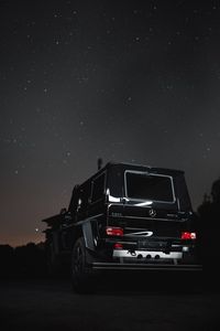 Превью обои mercedes g500, mercedes, джип, внедорожник, автомобиль, ночь