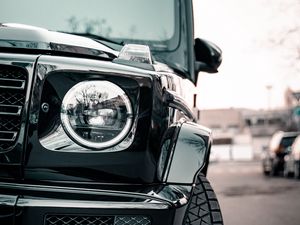 Превью обои mercedes g-class, mercedes, автомобиль, черный