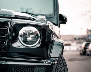 Превью обои mercedes g-class, mercedes, автомобиль, черный